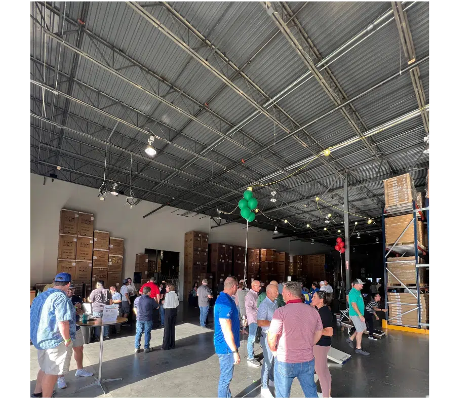 Builders United for a cause at Ally’s warehouse!